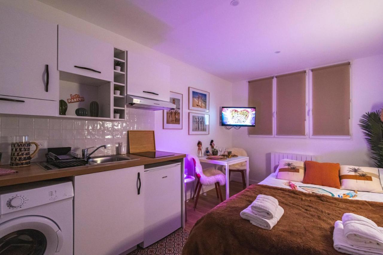 Explorereims - Malibu Beachhouse Proche Gare Et Centre Bagian luar foto